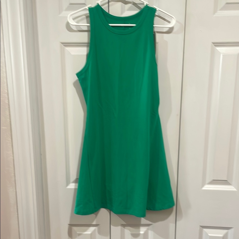Sleeveless Green Dress